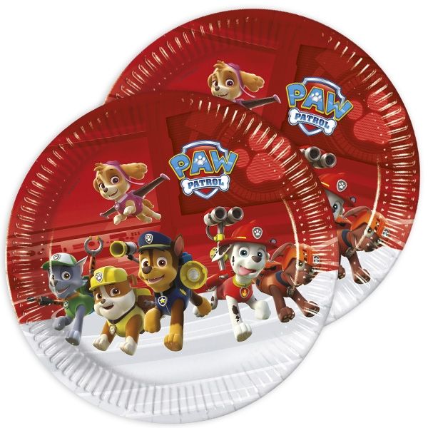 Paw Patrol Party Paket Set Geburtstag Pappteller Partyteller