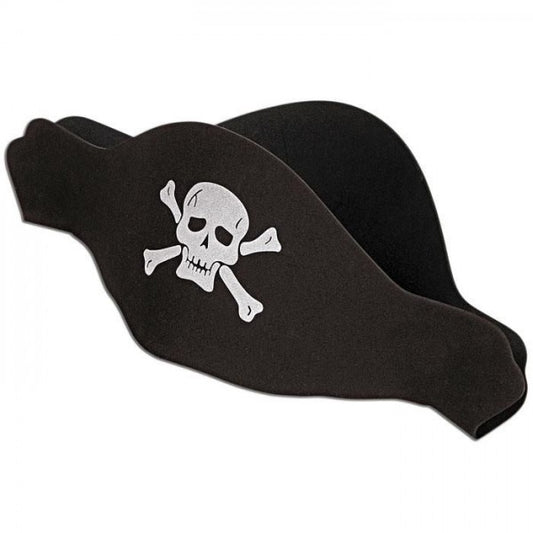 Piratenhut Mitgebsel Gastgeschenk Piratenparty Schaumstoff Totenkopf
 