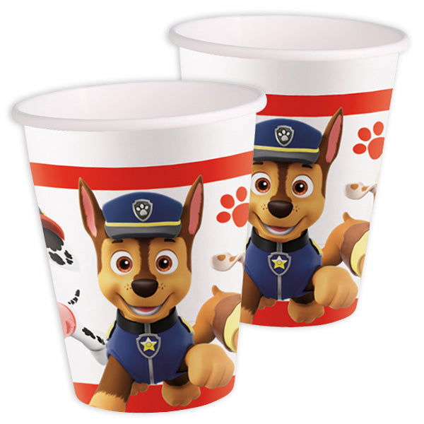 Paw Patrol Party Paket Set Geburtstag  Pappbecher Partybecher