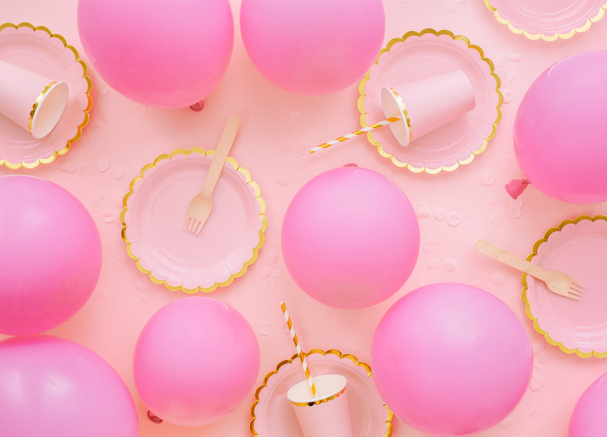 Eco Luftballons Pink Rosa