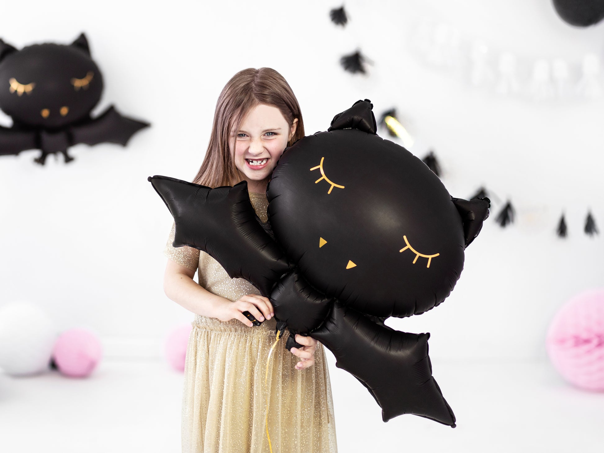 Folienballon Halloween Fledermaus Gesicht