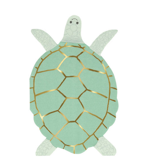 Meri Meri Unterwasser Ocean Party Paket Meerestiere Geburtstag Servietten Schildkröte
