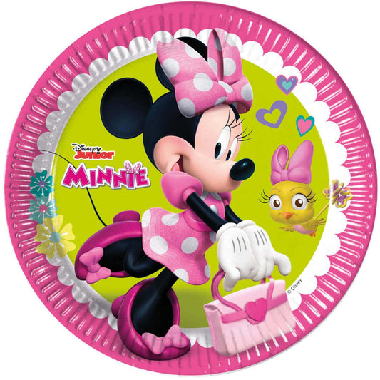 Minnie Maus Party Kindergeburtstag Partyteller Pappteller