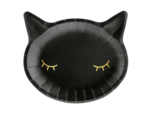 Partyteller Schwarze Katze