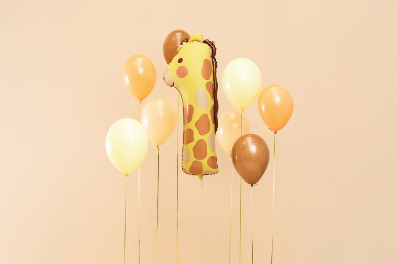 Zahlenballon Giraffe 1 Eins Tier