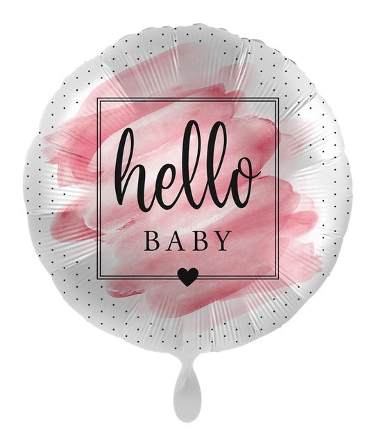 Folienballon Hello Baby Girl Ballon Baby Party