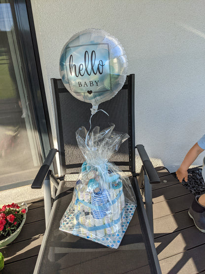 Folienballon Hello Baby Boy Ballon Baby Party