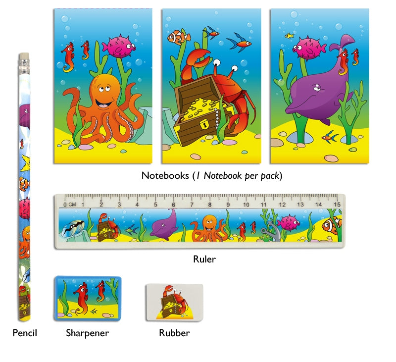 Mitgebsel Set Paket Unterwasser Meer Meerestiere Geburtstag Ocean 